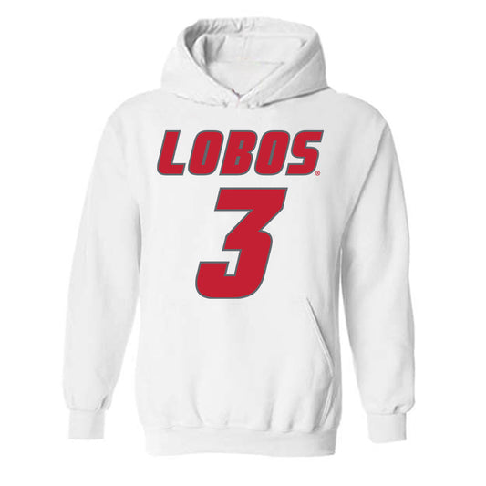 New Mexico - NCAA Football : Gabriel Motschenbacher - Classic Shersey Hooded Sweatshirt-0