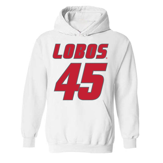 New Mexico - NCAA Football : Brett Karhu - Classic Shersey Hooded Sweatshirt-0