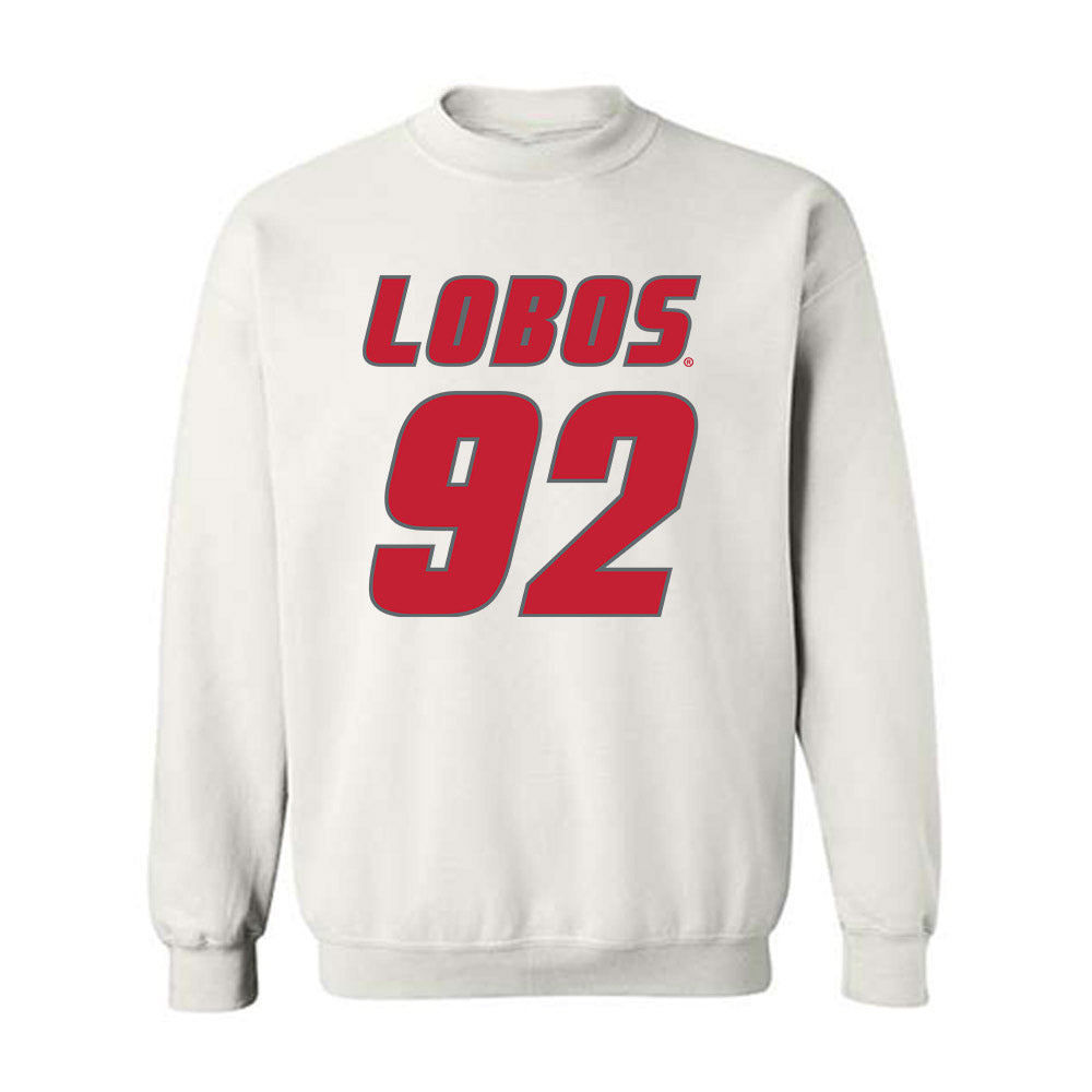 New Mexico - NCAA Football : Brian Booker - Classic Shersey Crewneck Sweatshirt-0