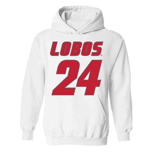 New Mexico - NCAA Football : Bear Levells - Classic Shersey Hooded Sweatshirt-0