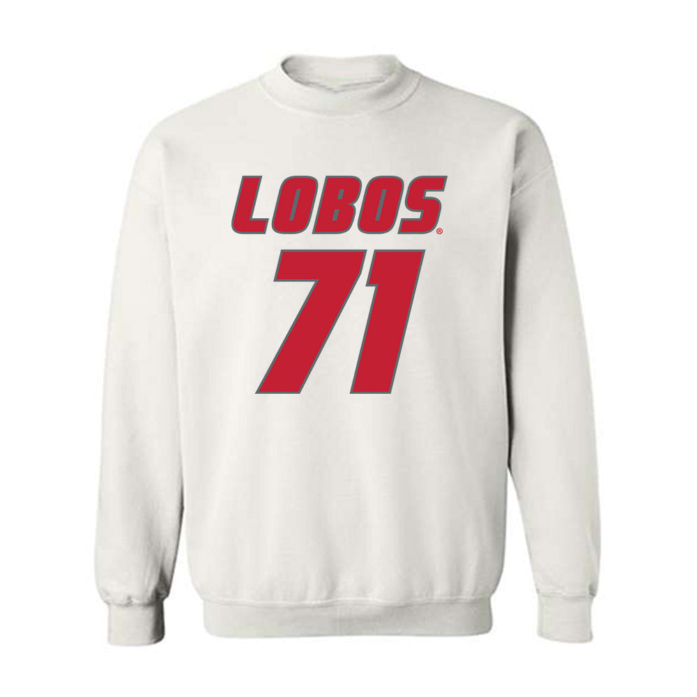 New Mexico - NCAA Football : Travis Gray - Classic Shersey Crewneck Sweatshirt-0