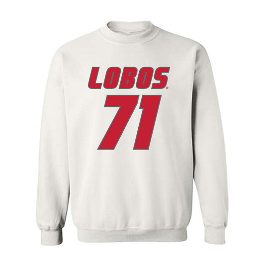 New Mexico - NCAA Football : Travis Gray - Classic Shersey Crewneck Sweatshirt-0
