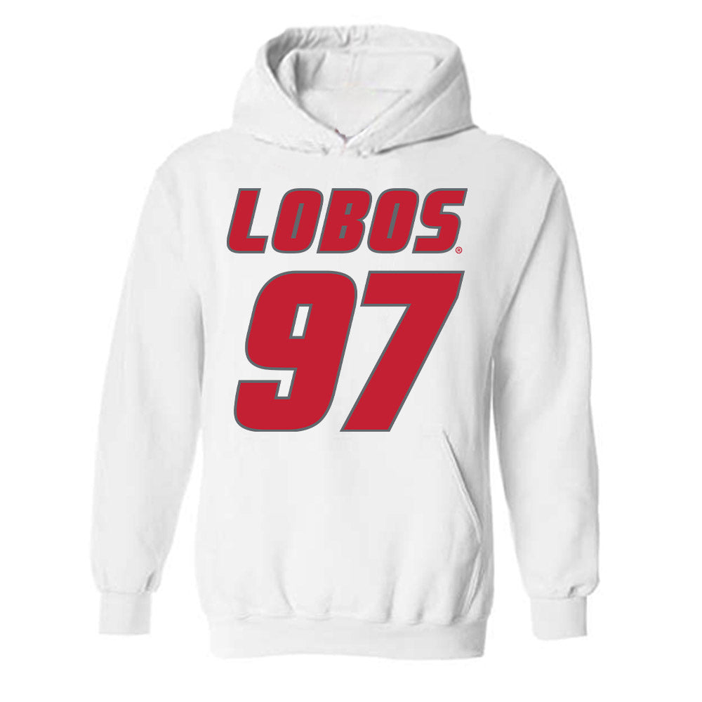 New Mexico - NCAA Football : Devin Brandt-Epps - Classic Shersey Hooded Sweatshirt-0