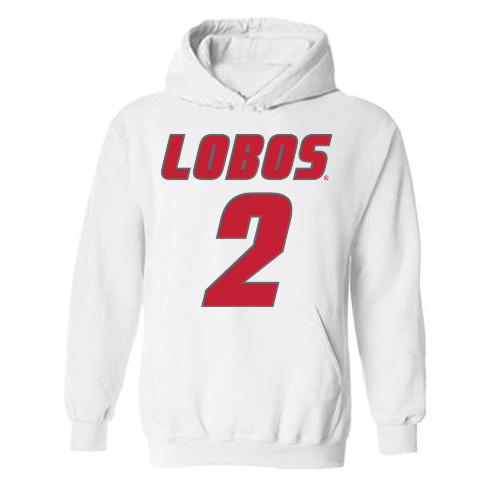 New Mexico - NCAA Football : Abraham Williams - Classic Shersey Hooded Sweatshirt-0