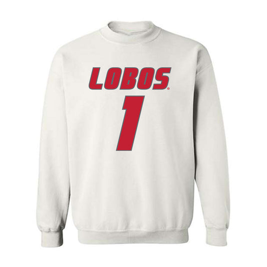 New Mexico - NCAA Football : Keyshawn James-Newby - Classic Shersey Crewneck Sweatshirt-0