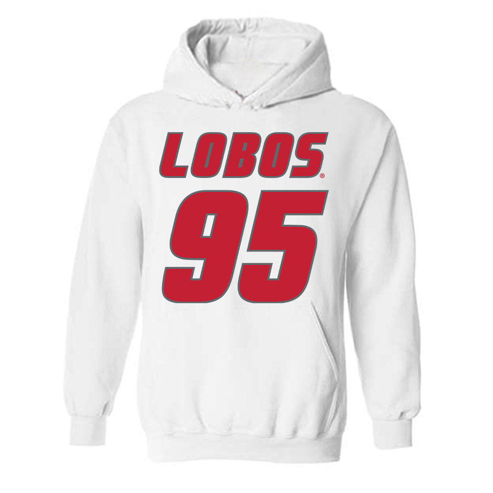 New Mexico - NCAA Football : Colby Brewer - Classic Shersey Hooded Sweatshirt-0