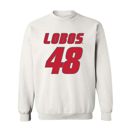 New Mexico - NCAA Football : John Sierra - Classic Shersey Crewneck Sweatshirt-0