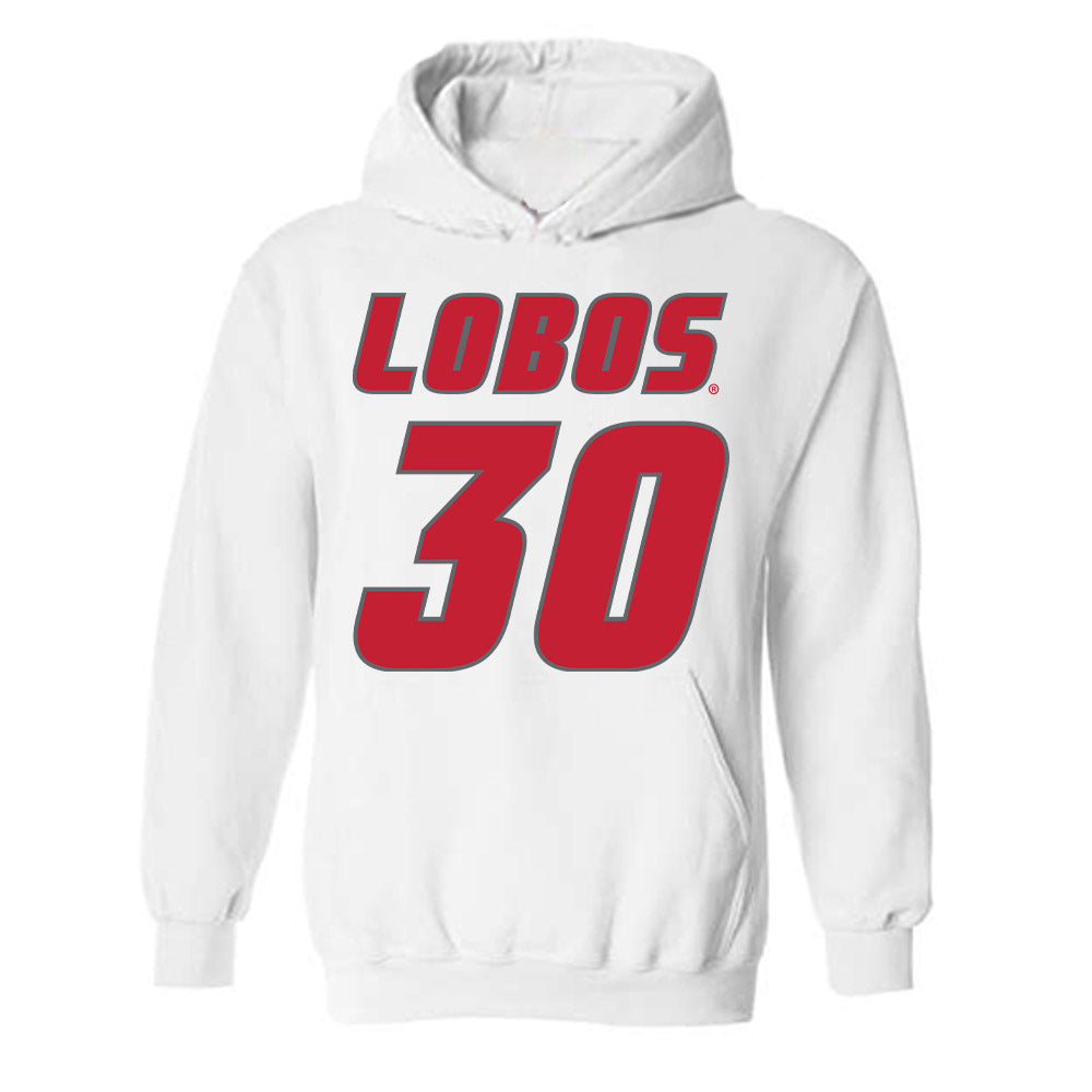 New Mexico - NCAA Football : Brendan Durkin - Classic Shersey Hooded Sweatshirt-0