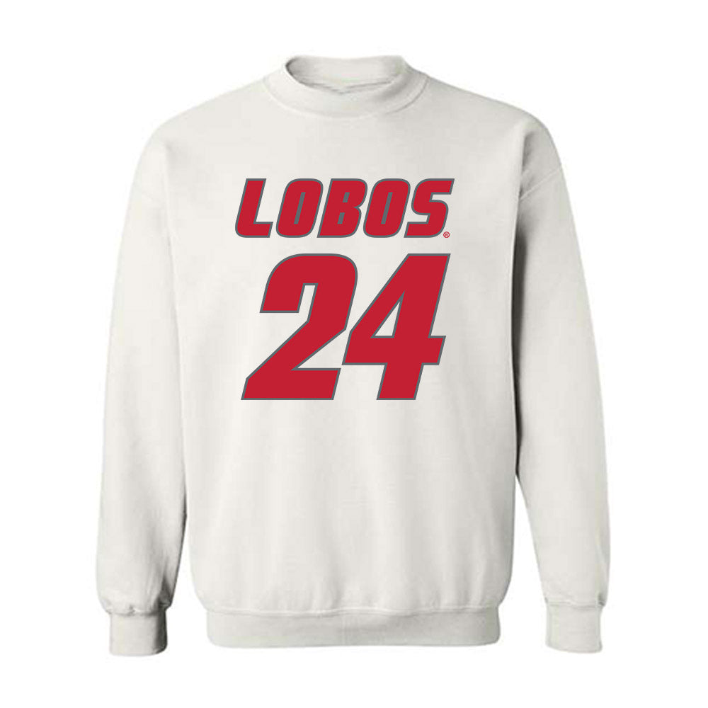 New Mexico - NCAA Football : Jayden Wilson - Classic Shersey Crewneck Sweatshirt-0