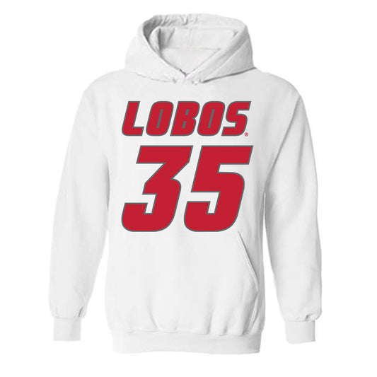 New Mexico - NCAA Football : Charles Steinkamp - Classic Shersey Hooded Sweatshirt-0