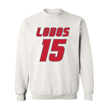 New Mexico - NCAA Football : Xavier Slayton - Classic Shersey Crewneck Sweatshirt-0