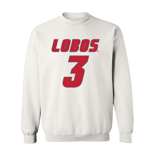 New Mexico - NCAA Football : Gabriel Motschenbacher - Classic Shersey Crewneck Sweatshirt-0