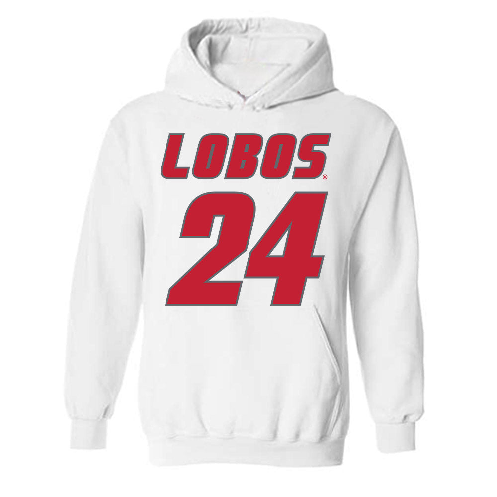New Mexico - NCAA Football : Jayden Wilson - Classic Shersey Hooded Sweatshirt-0