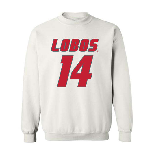 New Mexico - NCAA Football : Melaki Gutierrez - Classic Shersey Crewneck Sweatshirt-0