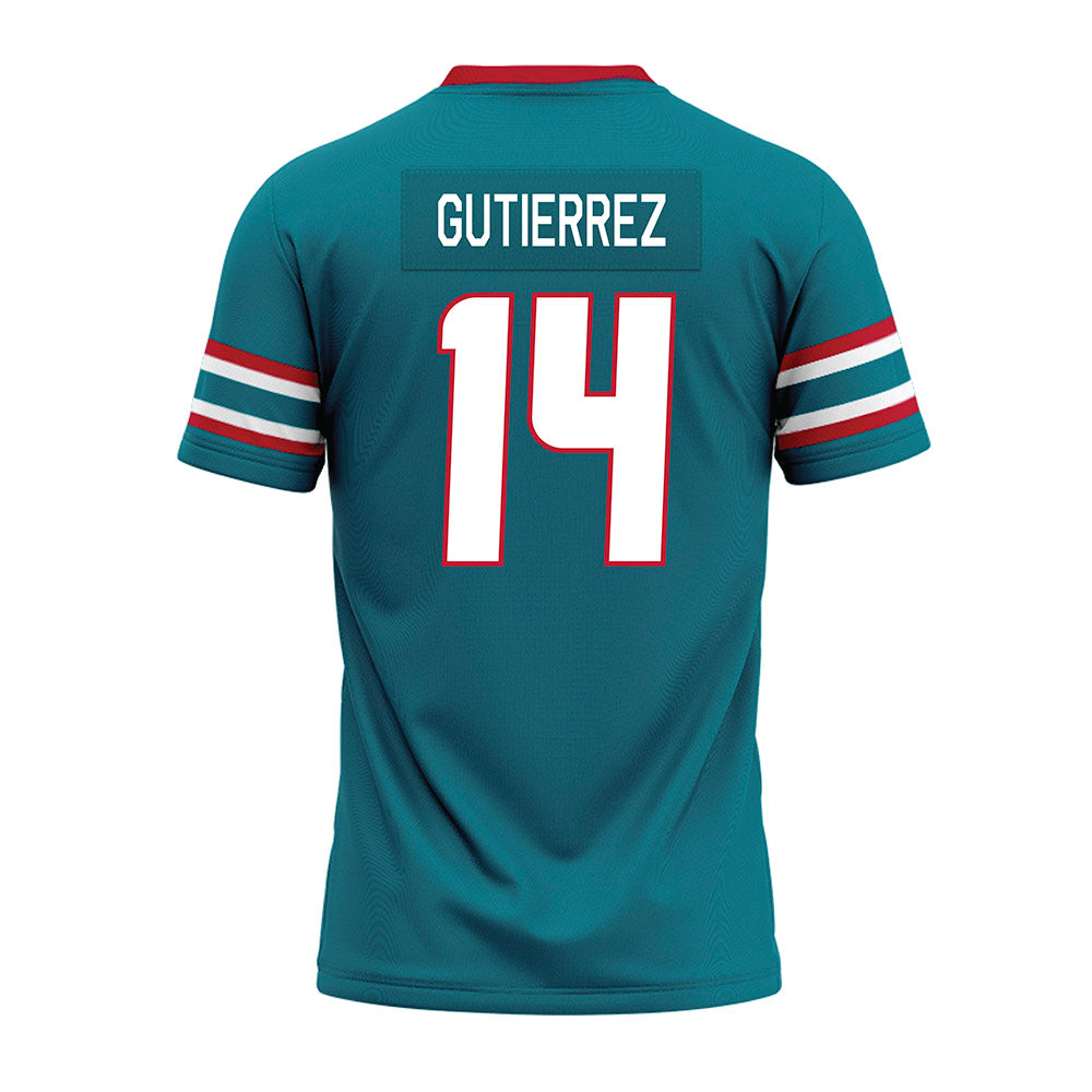 New Mexico - NCAA Football : Melaki Gutierrez - Premium Football Jersey-1