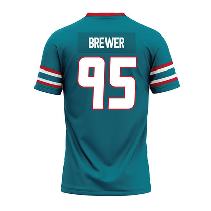 New Mexico - NCAA Football : Colby Brewer - Premium Football Jersey-1