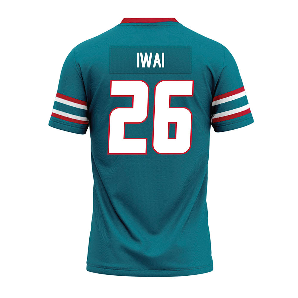 New Mexico - NCAA Football : Rei Iwai - Premium Football Jersey-1