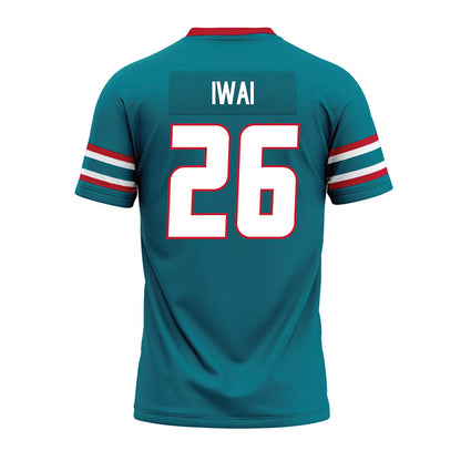 New Mexico - NCAA Football : Rei Iwai - Premium Football Jersey-1