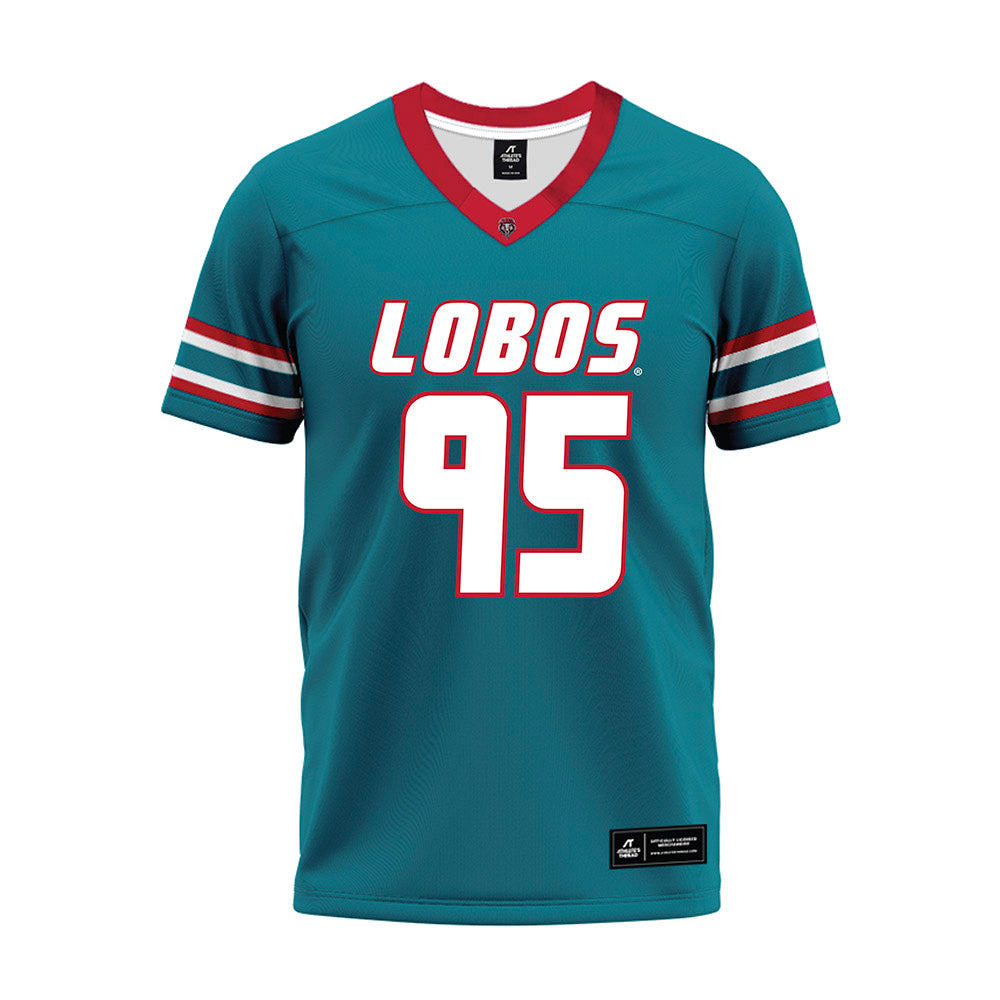New Mexico - NCAA Football : Colby Brewer - Premium Football Jersey-0