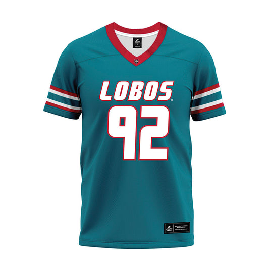 New Mexico - NCAA Football : Brian Booker - Premium Football Jersey-0