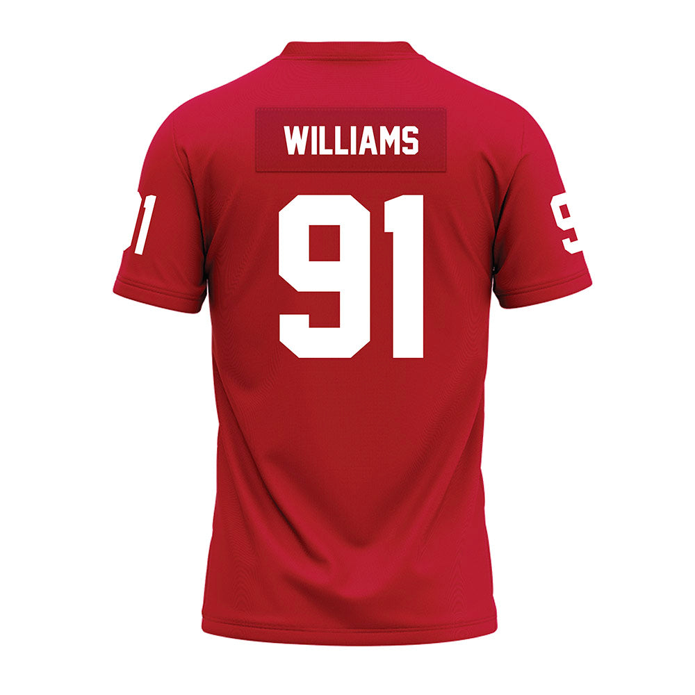 Ohio State - NCAA Football : Tyleik Williams - Red Premium Football Jersey-1
