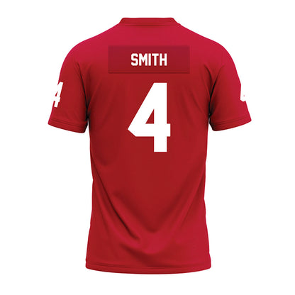 Ohio State - NCAA Football : Jeremiah Smith - Red Premium Football Jersey-1