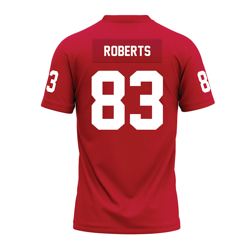Ohio State - NCAA Football : Nate Roberts - Red Premium Football Jersey-1