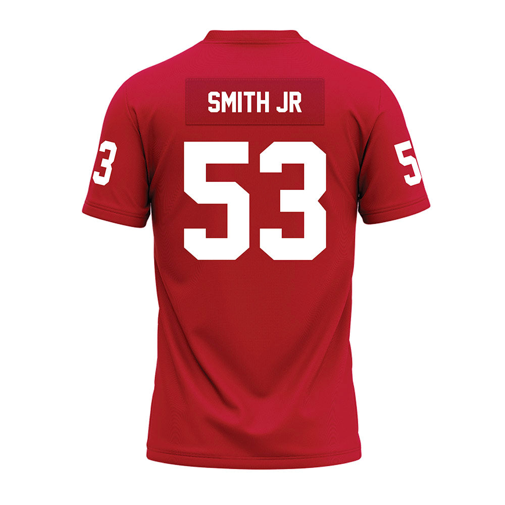 Ohio State - NCAA Football : Will Smith Jr - Red Premium Football Jersey-1