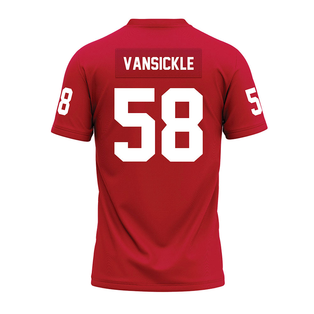 Ohio State - NCAA Football : Gabe VanSickle - Red Premium Football Jersey-1
