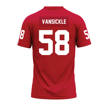 Ohio State - NCAA Football : Gabe VanSickle - Red Premium Football Jersey-1