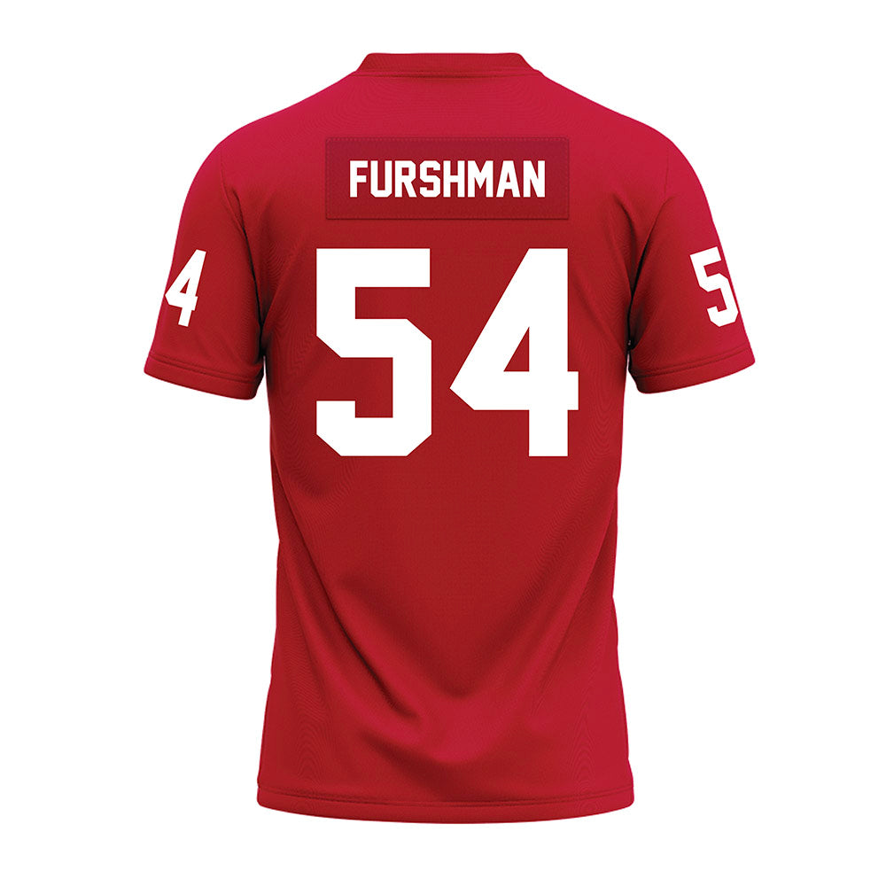 Ohio State - NCAA Football : Dylan Furshman - Red Premium Football Jersey-1