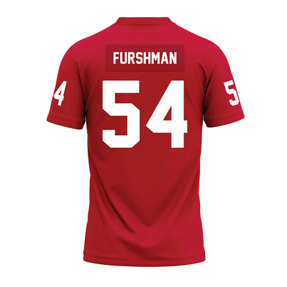 Ohio State - NCAA Football : Dylan Furshman - Red Premium Football Jersey-1