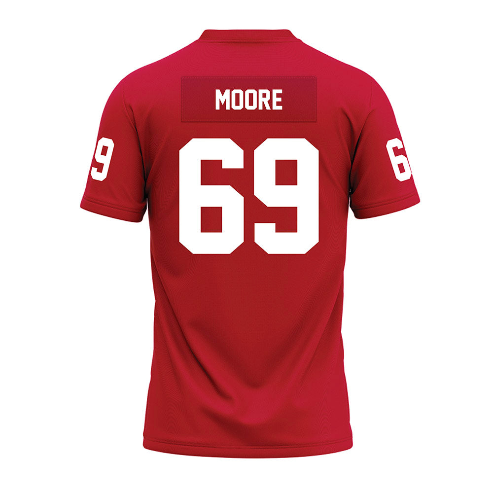 Ohio State - NCAA Football : Ian Moore - Red Premium Football Jersey-1