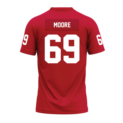 Ohio State - NCAA Football : Ian Moore - Red Premium Football Jersey-1
