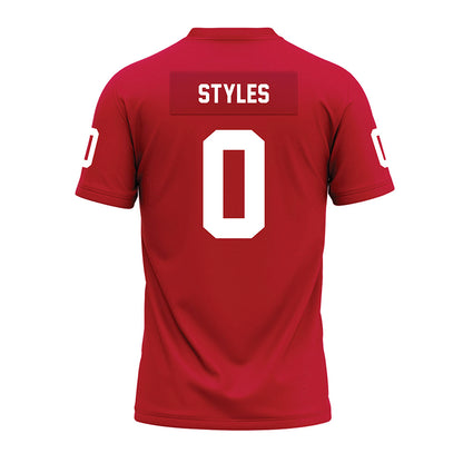 Ohio State - NCAA Football : Sonny Styles - Red Premium Football Jersey-1