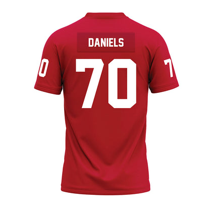 Ohio State - NCAA Football : Phillip Daniels - Red Premium Football Jersey-1