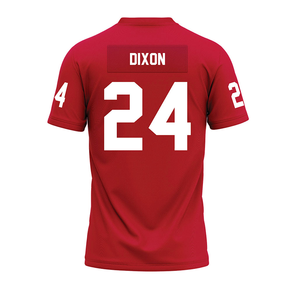 Ohio State - NCAA Football : Sam Dixon - Red Premium Football Jersey-1
