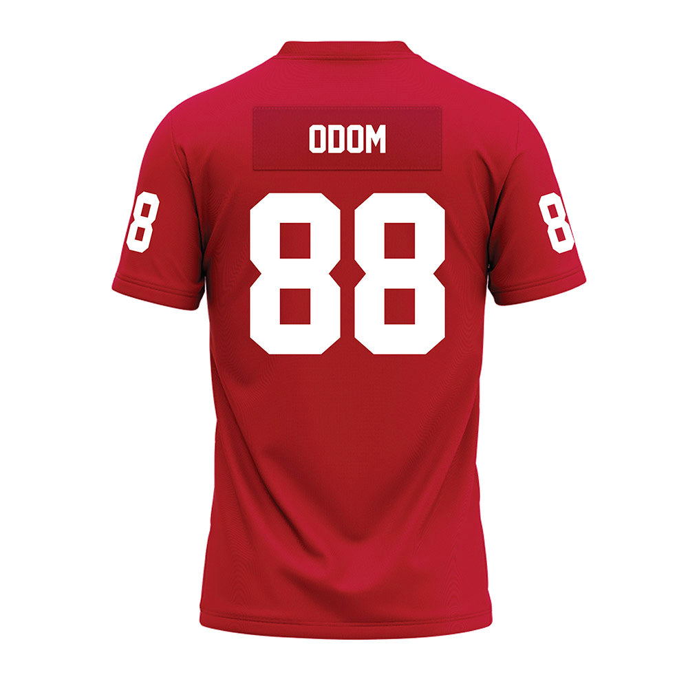 Ohio State - NCAA Football : Trajen Odom - Red Premium Football Jersey-1