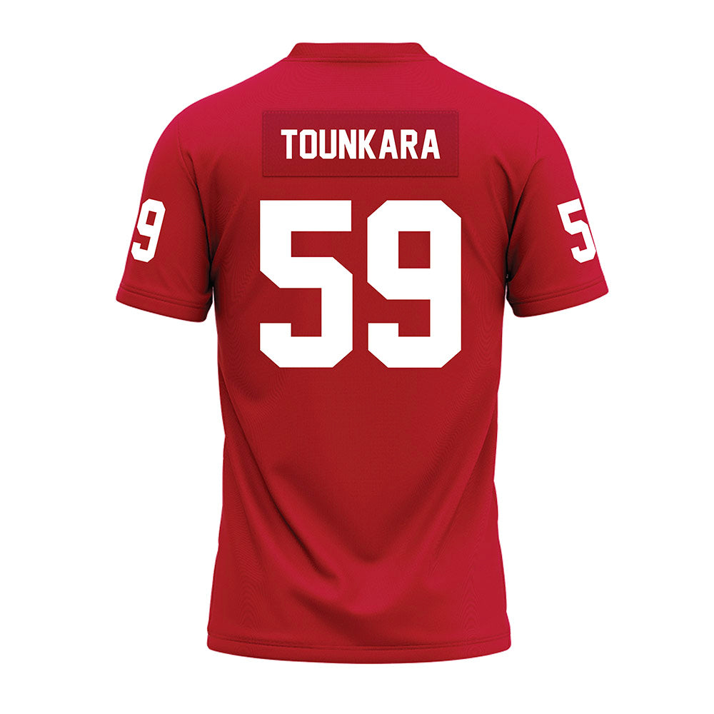 Ohio State - NCAA Football : Ahmed Tounkara - Red Premium Football Jersey-1