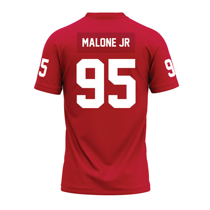 Ohio State - NCAA Football : Tywone Malone jr - Red Premium Football Jersey-1