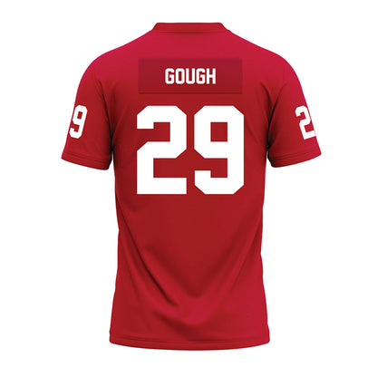 Ohio State - NCAA Football : Glorien Gough - Red Premium Football Jersey-1