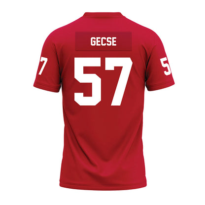Ohio State - NCAA Football : Ian Gecse - Red Premium Football Jersey-1