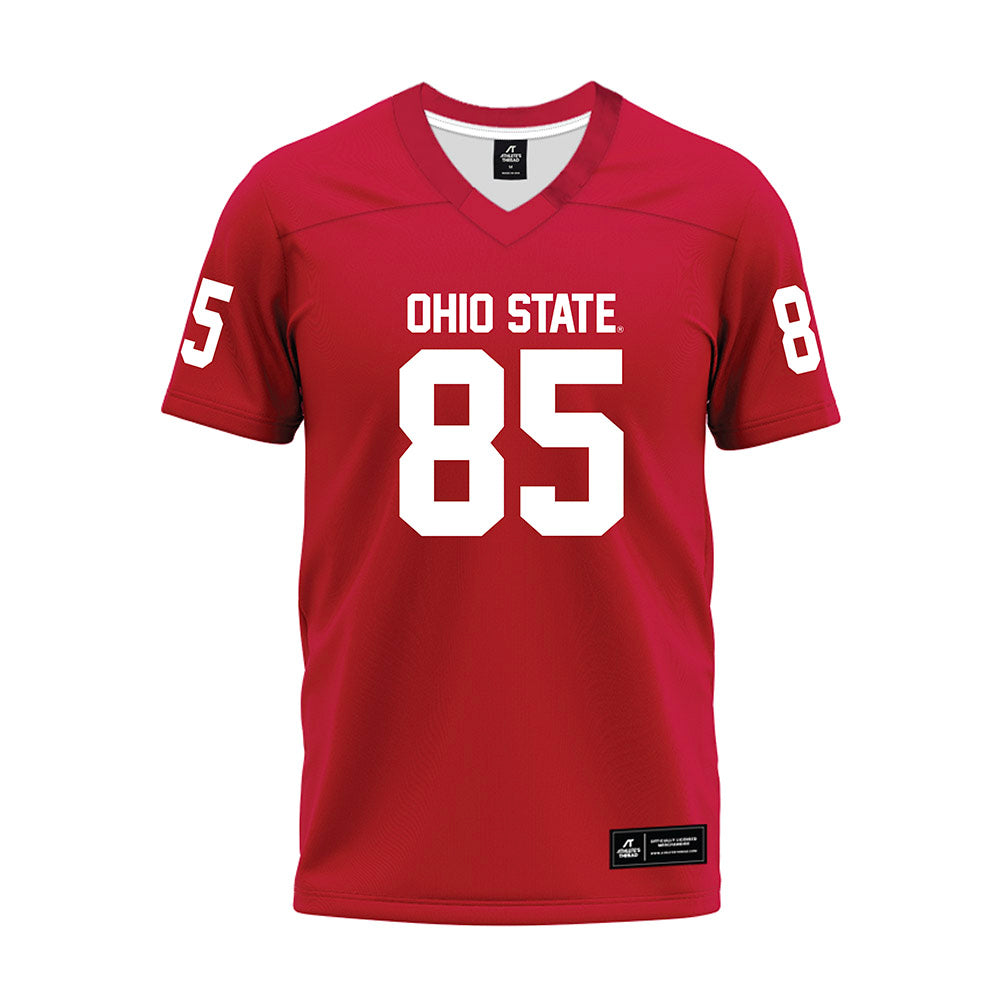 Ohio State - NCAA Football : Bennett Christian - Red Premium Football Jersey-0