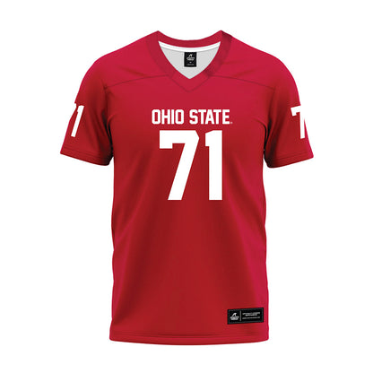 Ohio State - NCAA Football : Jayvon McFadden - Red Premium Football Jersey-0