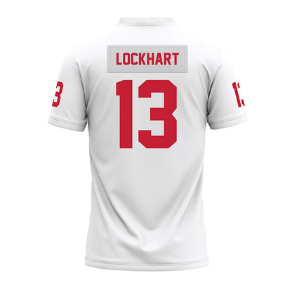 Ohio State - NCAA Football : Miles Lockhart - White Premium Football Jersey-1