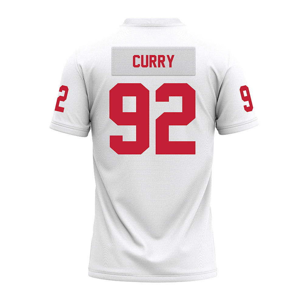 Ohio State - NCAA Football : Caden Curry - White Premium Football Jersey-1