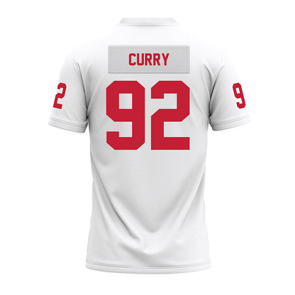 Ohio State - NCAA Football : Caden Curry - White Premium Football Jersey-1