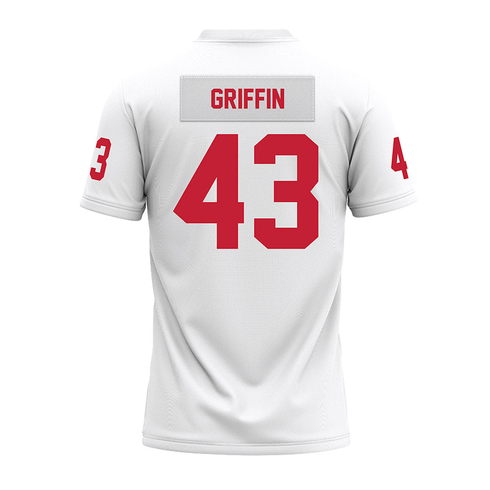 Ohio State - NCAA Football : Dianté Griffin - White Premium Football Jersey-1