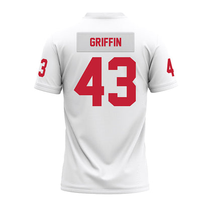 Ohio State - NCAA Football : Dianté Griffin - White Premium Football Jersey-1