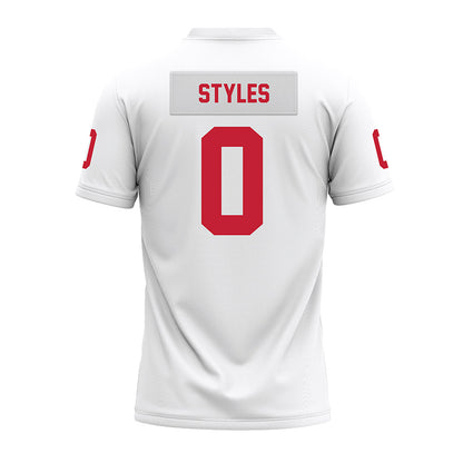 Ohio State - NCAA Football : Sonny Styles - White Premium Football Jersey-1